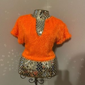 Dollskill fuzzy top